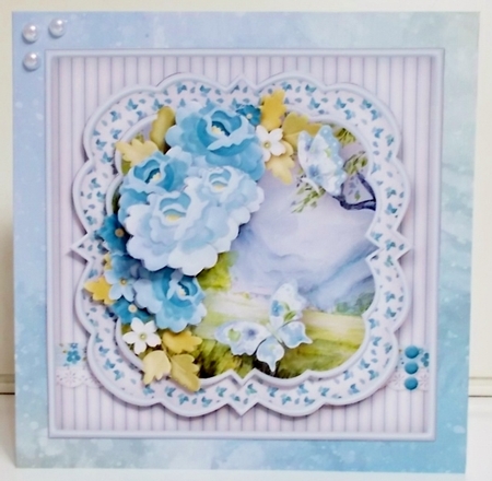 Summer Meadow - Shaped Layers Card Mini Kit by Pam Stubley
