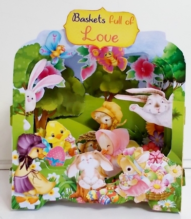 Egg-stra Special Easter Shape the Scene 3D Card and Envelope Kit. by Pam Stubley