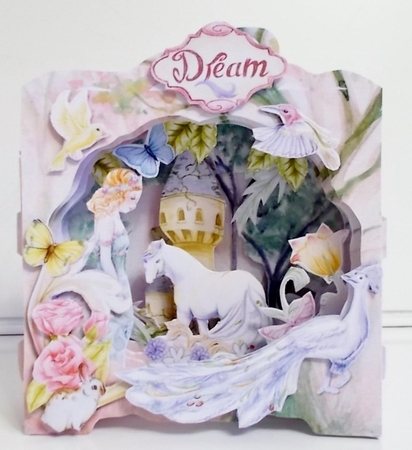 Fantasia Forest Glade Shape the Scene 3D Card and Envelope Kit. by Pam Stubley