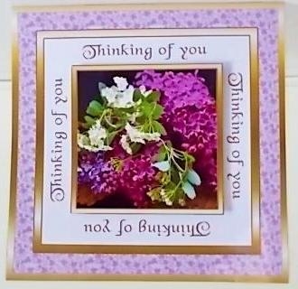 SC Lilac bouquet  - Thinking of you. by Pam Stubley