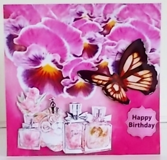 PERFUME DECOUPAGE by Pam Stubley