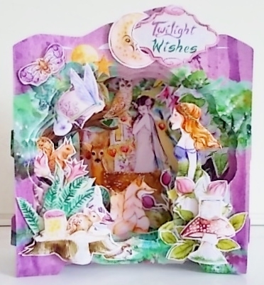 Fantasia Twilight Shape the Scene 3D Card and Envelope Kit. by Pam Stubley