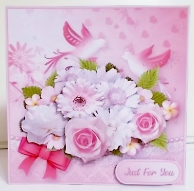 Mixed Bouquet - Lace and Pearls Card Mini Kit by Pam Stubley
