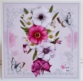 Anemones and Daisies Bouquet Mini Page Kit by Pam Stubley