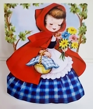 Vintage Red Riding Hood by Pam Stubley