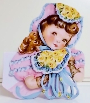 Vintage Little Bridesmaid Card by Pam Stubley