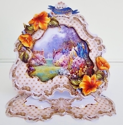 Vintage Enamel - Secret Garden by Pam Stubley