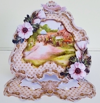 Vintage Enamel - Village Life by Pam Stubley