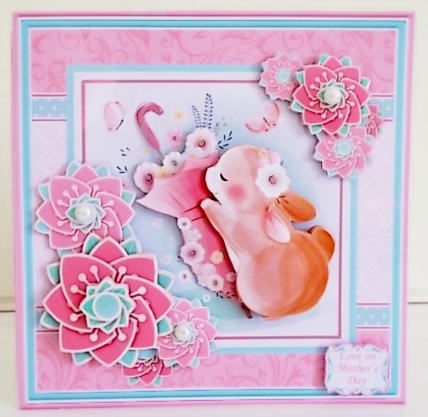 SPRING BUNNIES Mixed Occasions Decoupage & Inserts Bumper Kit by Pam Stubley