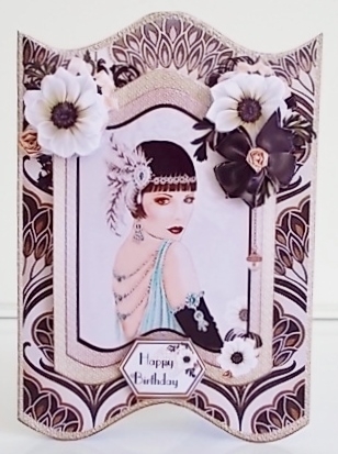 Art Deco 5x7 Shaped Mini Page Kit by Pam Stubley