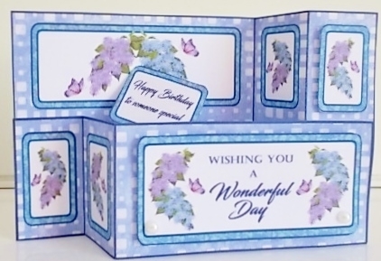 Wiper card Lilacs by Pam Stubley