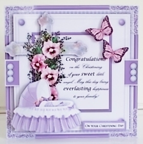 Christening 4 Mini Card Kit by Pam Stubley