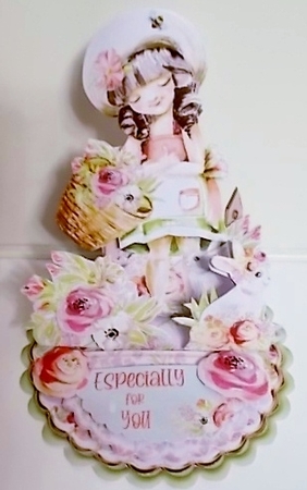 A Little Bit Country Triple Easel Card and Envelope Kit.  by Pam Stubley