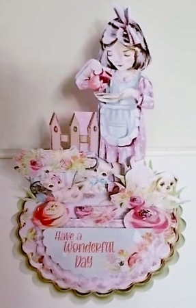 A Little Bit Country Triple Easel Card and Envelope Kit.  by Pam Stubley