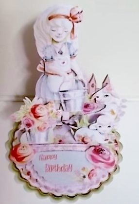A Little Bit Country Triple Easel Card and Envelope Kit.  by Pam Stubley