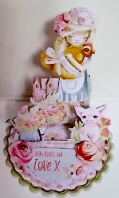 A Little Bit Country Triple Easel Card and Envelope Kit.  by Pam Stubley