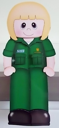 NHS Super Hero - 3D On the Shelf Card Kit by Pam Stubley