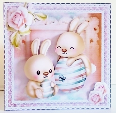 Easter bunnies mini kit by Pam Stubley