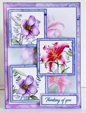 TS Pink & lilac lilies by Pam Stubley