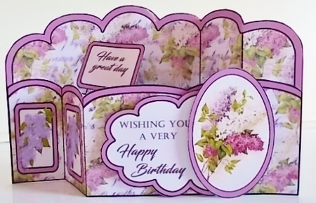 Wiper vintage Lilacs by Pam Stubley