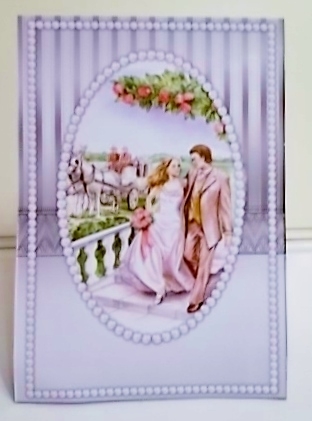 A5 Topper &  Insert Elegant Pearls   Wedding  by Pam Stubley