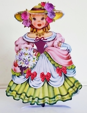 Vintage Southern Belle Card by Pam Stubley