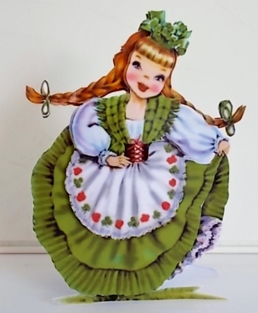 Vintage Miss Ireland Card by Pam Stubley