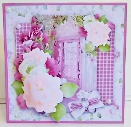 Cottage Door - Decoupage Card Mini Kit by Pam Stubley