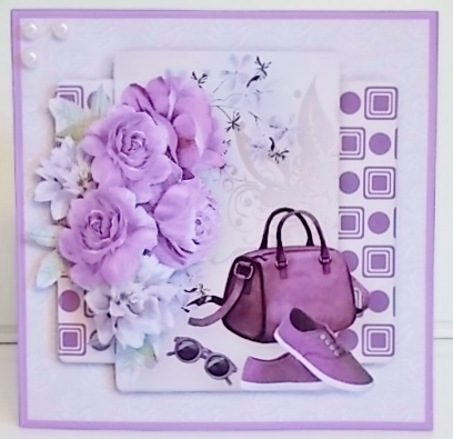 Ready to Go - Decoupage Card Mini Kit by Pam Stubley