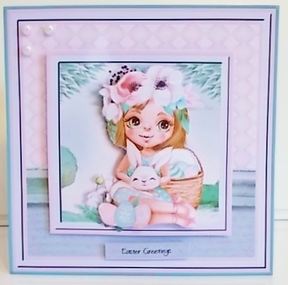 Girl And Bunny Mini Kit  by Pam Stubley