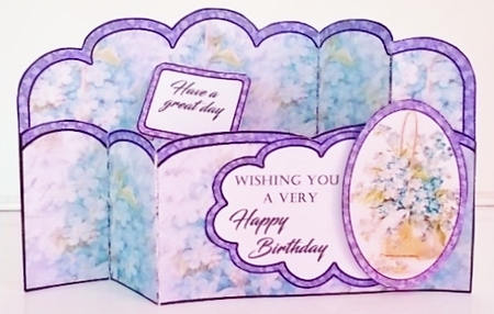 Wiper Forget-me-nots by Pam Stubley