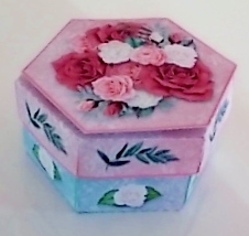 Nesting Boxes Floral1 Box 4 by Pam Stubley