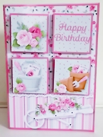 Gardening Season - Squares Card Mini Kit by Pam Stubley