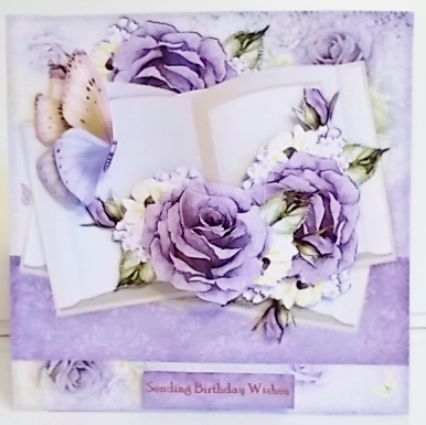  Roses & Butterfly  Book Mini Kit by Pam Stubley