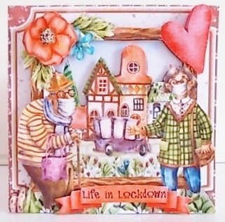Life in Lockdown 3 (Oldies) 6x6  Card & Envelope Kit by Pam Stubley