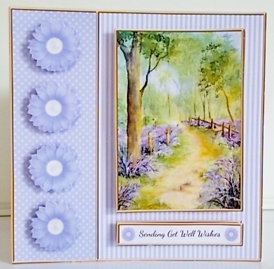 Sending Get Well Wishes - Garden Scene #4 by Pam Stubley