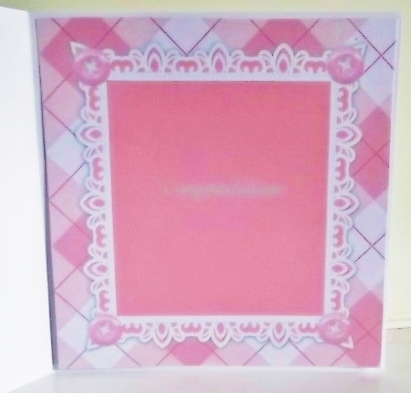 Beautiful Pink & White Insert 8x8 by Pam Stubley