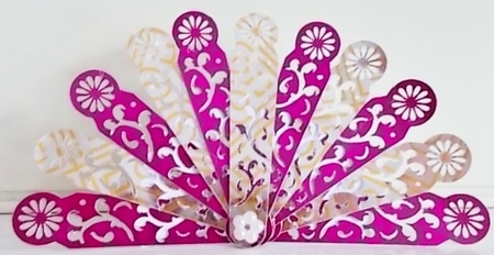 fan card with butterfly 1 by Pam Stubley