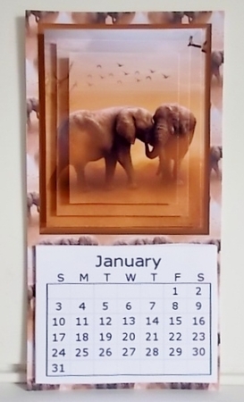 African Elephant 2021 Calendar by Pam Stubley