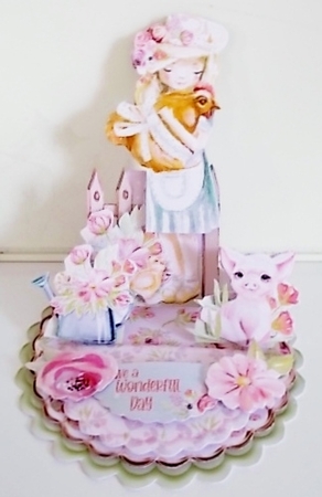 A Little Bit Country 1 Triple Easel Card Mini Kit by Pam Stubley