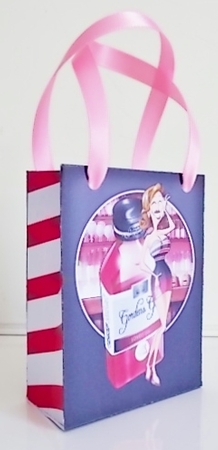 Pink Gin Dudess Mini Gift Bag by Pam Stubley