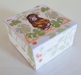 GIFT BOX - CHIMPANZEE by Pam Stubley