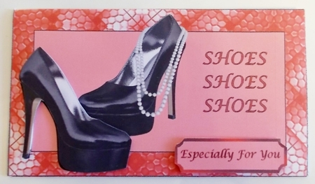 Black Heels & Pearls Money Pocket by Pam Stubley