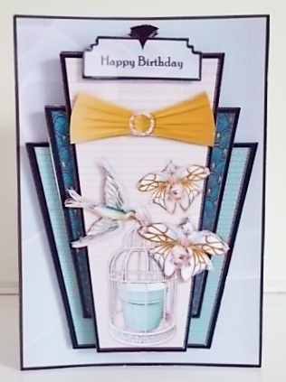 Art Deco  Birdhouse Mini Kit by Pam Stubley