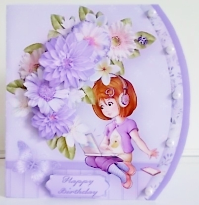 Keeping in Touch - Rounded Offset Card Mini Kit by Pam Stubley