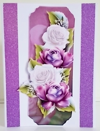 Kit 4 Card Toppers Magnolias & Roses by Pam Stubley