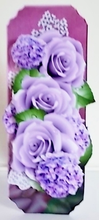 Kit 4 Card Toppers Magnolias & Roses by Pam Stubley