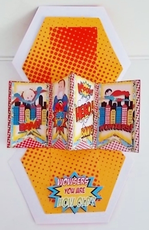 Super Hero Dad Twist n Pop Double Card Kit. by Pam Stubley