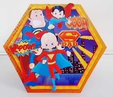 Super Hero Dad Twist n Pop Double Card Kit. by Pam Stubley