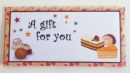 Money wallet Chocolate & cakes by Pam Stubley
